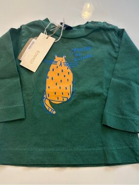 NWT Bonmot Organic Cotton Sponsor An Animal Tee